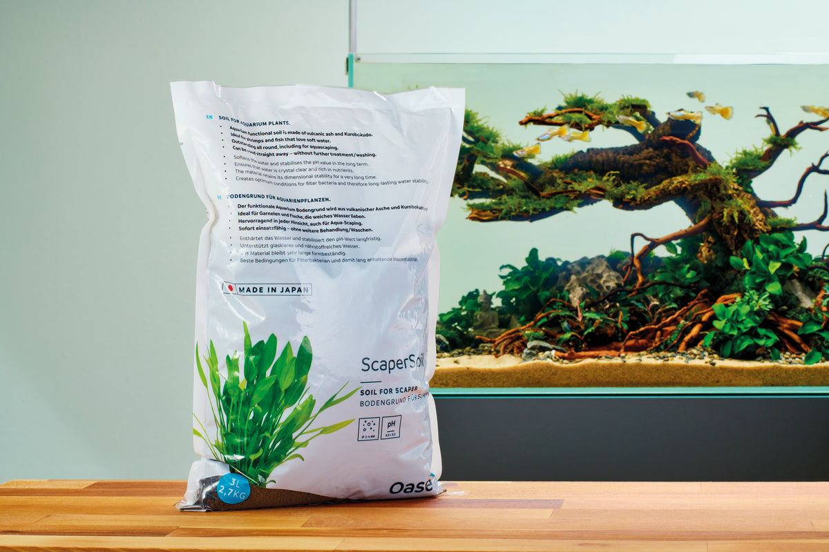 Oase ScaperLine Soil 3 l Nero - Suolo Attivo per Acquario Oase ScaperLine Soil 3 l Nero - Suolo Attivo per Acquario